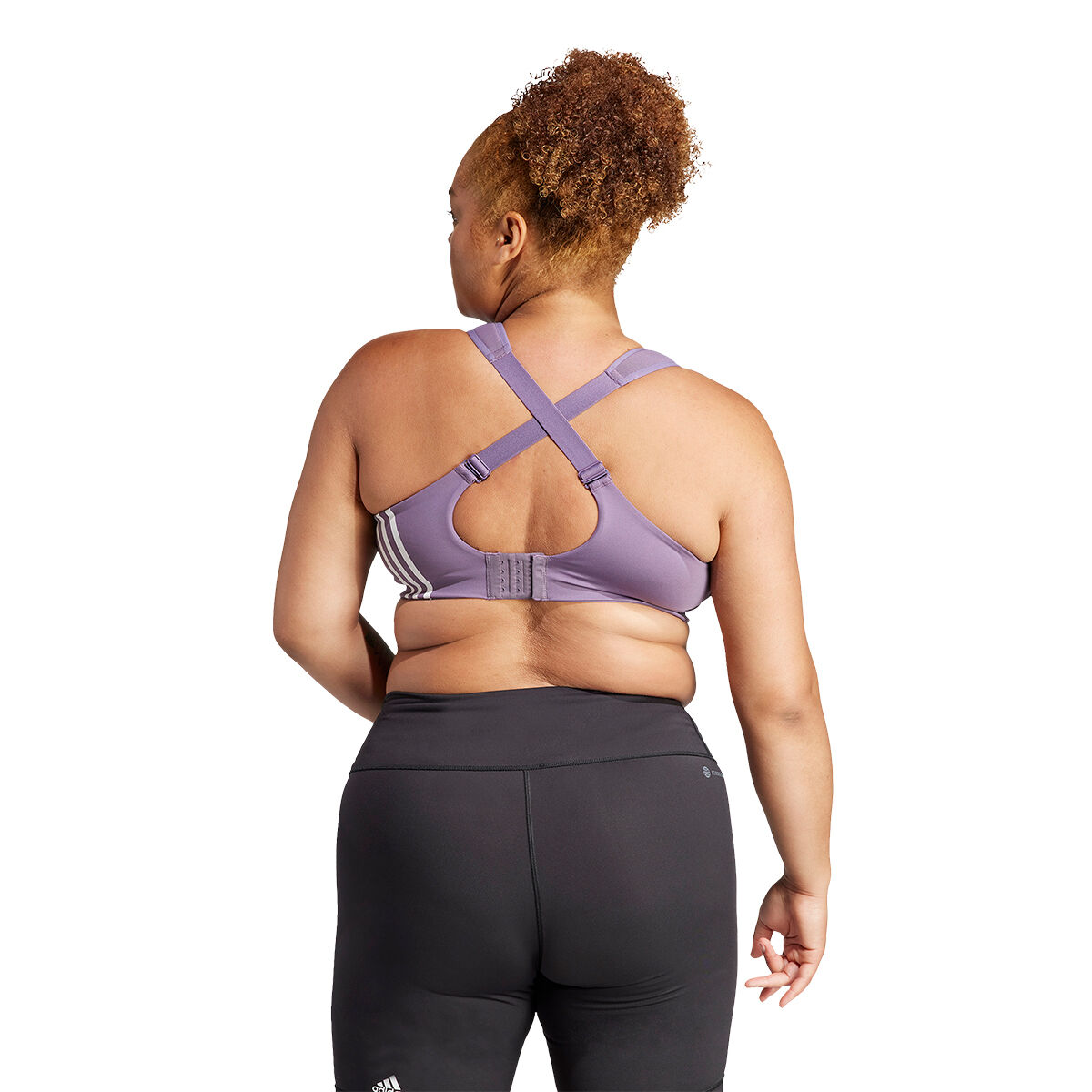 adidas Womens TLRD Impact Training High-Support Sports Bra (Plus Size)
