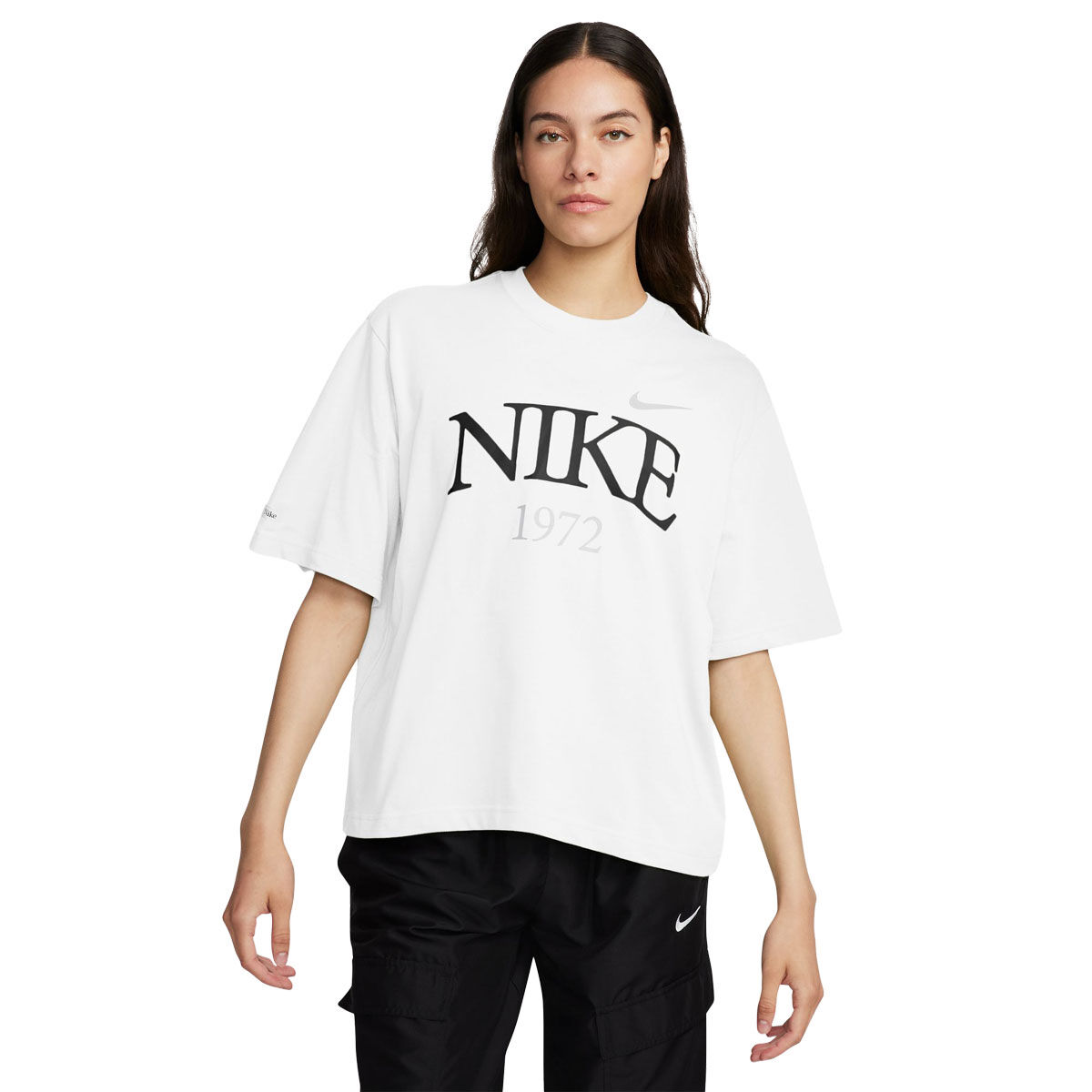 Nike Womens Sportswear Boxy Tee White M | Rebel Sport
