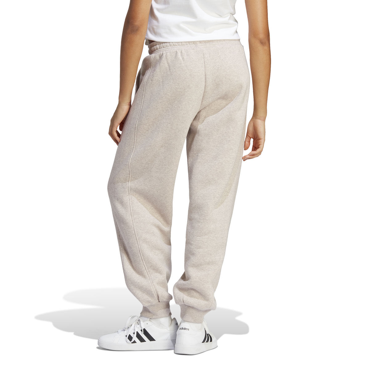 adidas Womens ALL SZN Fleece Jogger Pants Taupe S, Taupe, rebel_hi-res