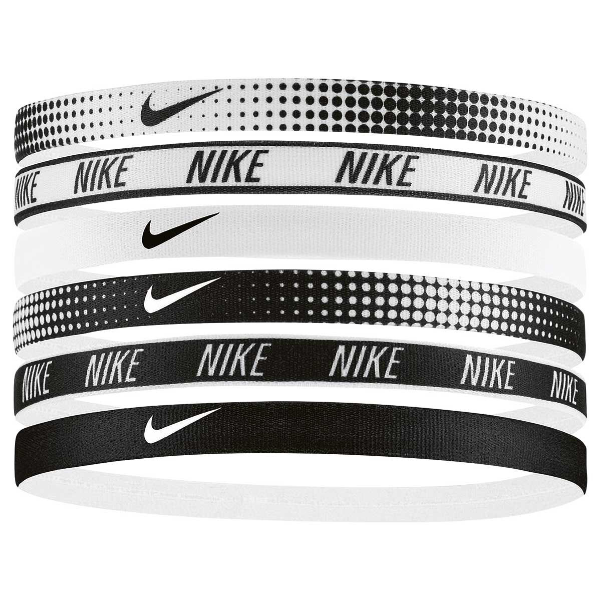 Nike 6 Pack Printed Headbands Multi 