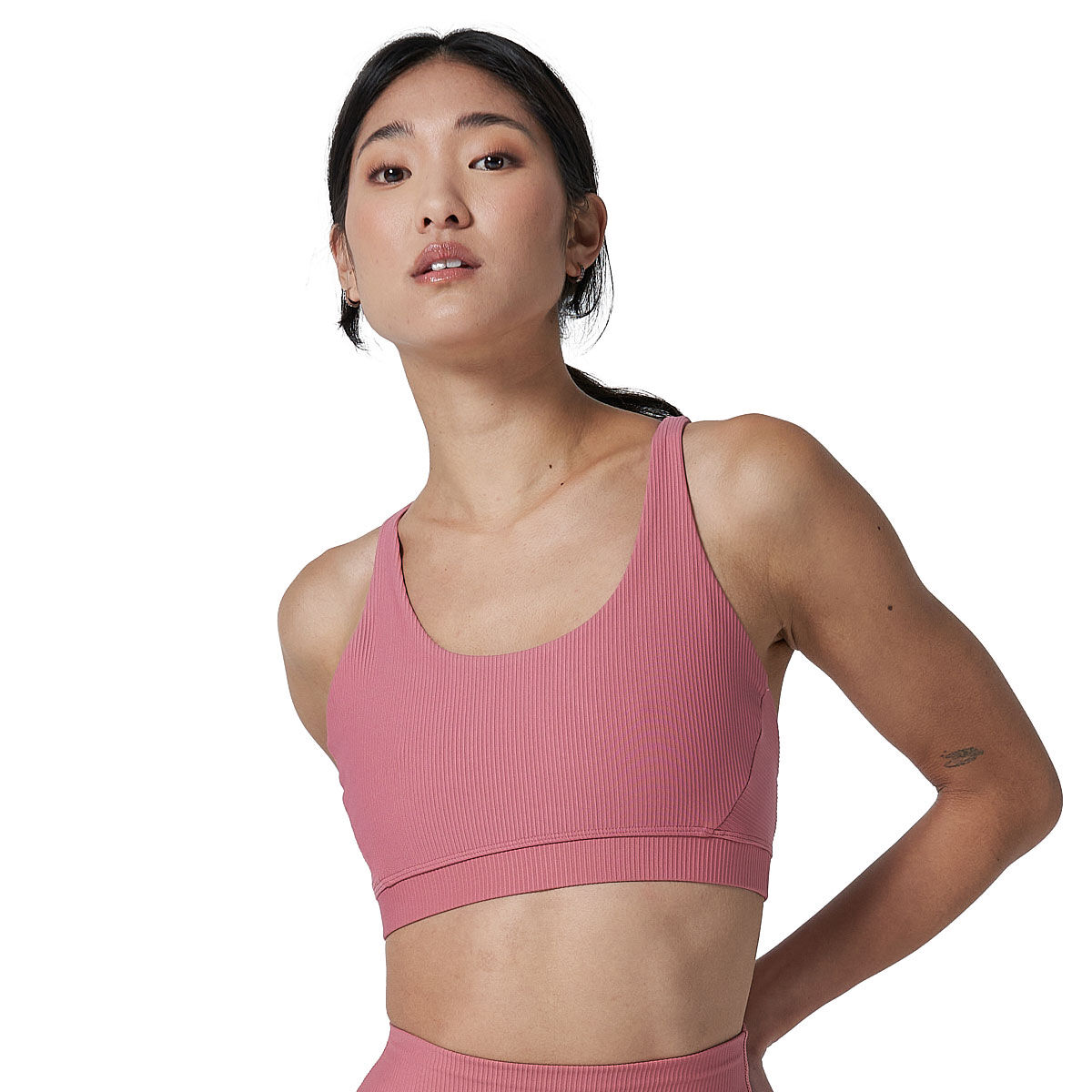 On the Go Sports Bra in Hyper Pink – Rebel Athletic