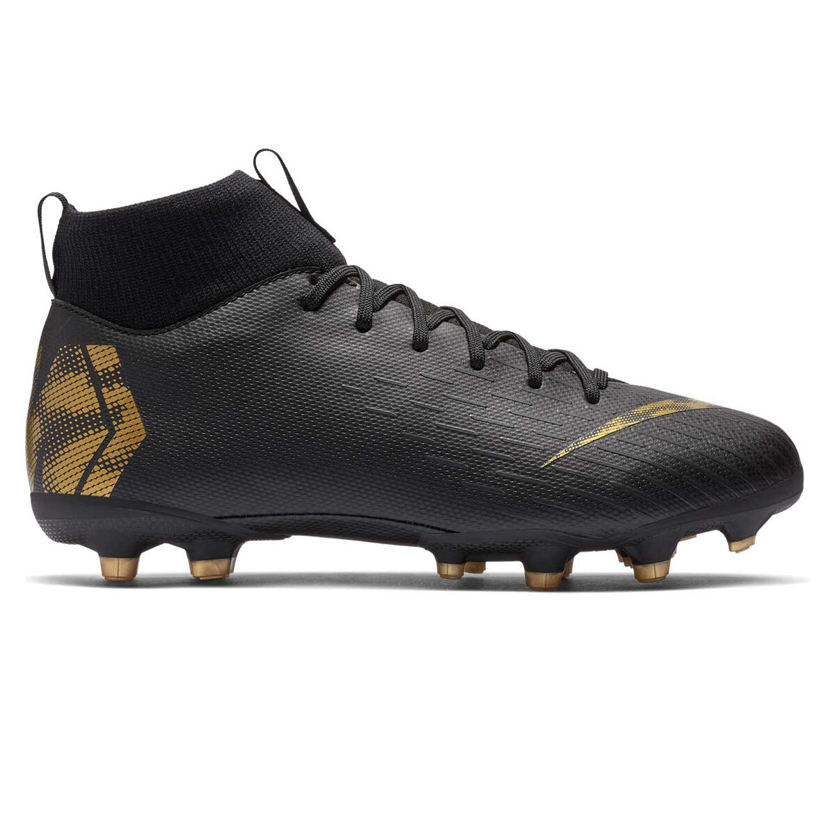 new black and gold nike boots