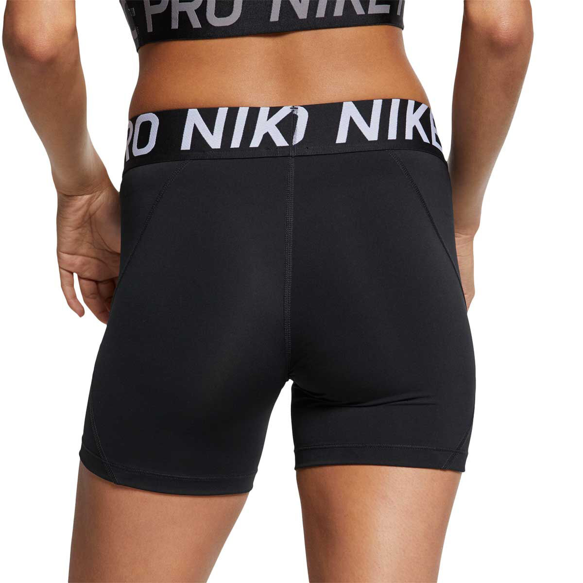 Nike Pro Womens 5in Shorts Black 