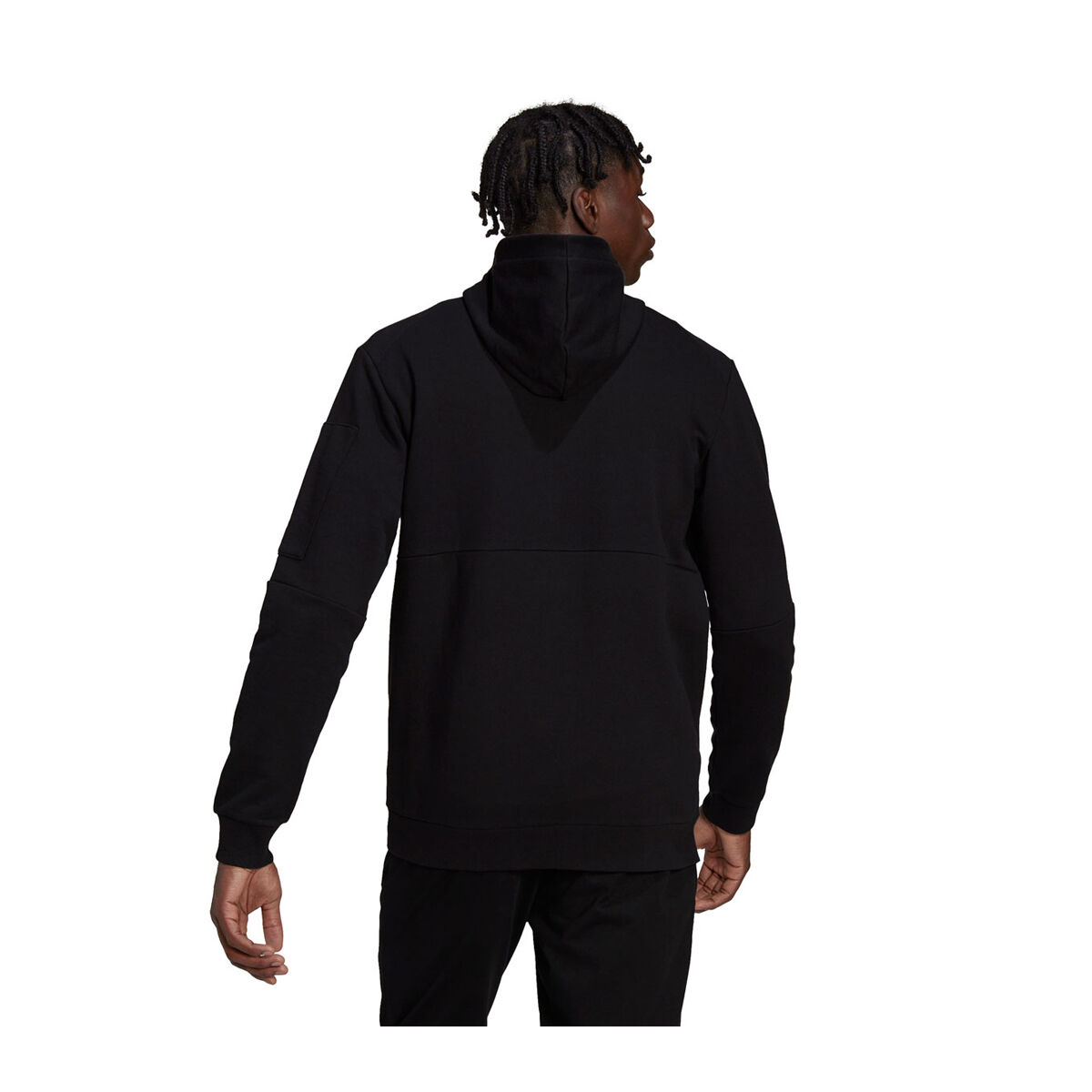 adidas Mens Essentials4Gameday Full-Zip Hoodie Black M | Rebel Sport