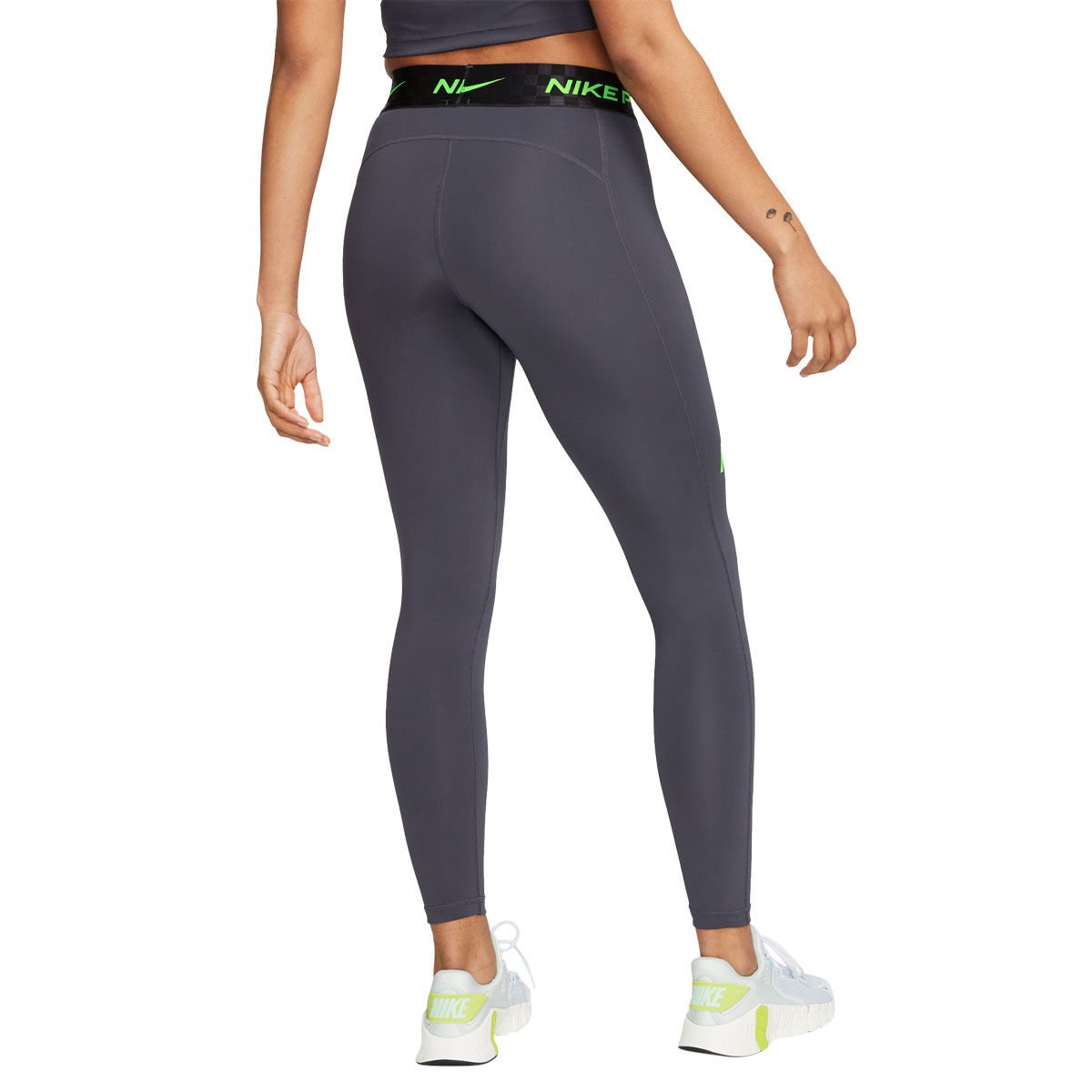 Nike Women's Dri-Fit Run Division Long Tight Gray