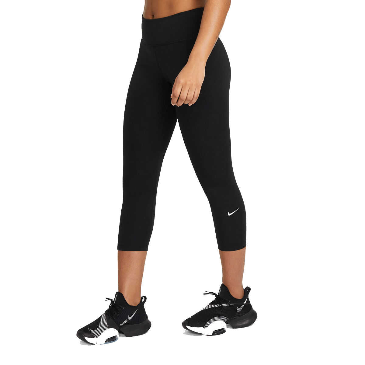 Spalding Womens Capri Leggings - High Waist Running Workout Athletic Yoga  Pants - Non See Through Slim Fit and Plus Size S-3X