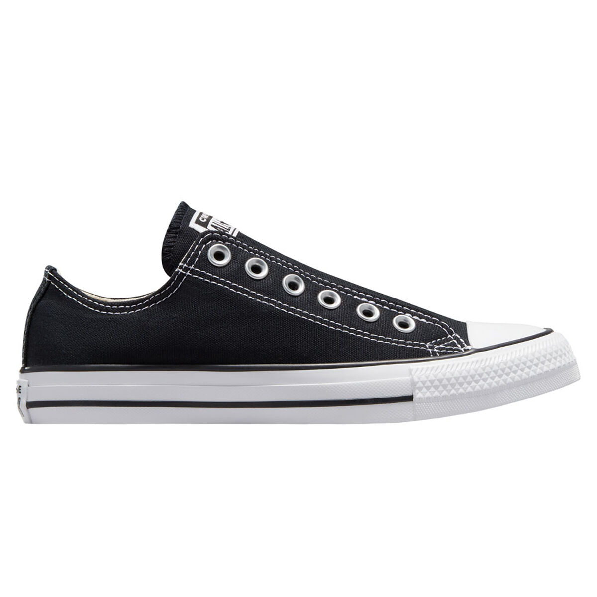 Converse Chuck Taylor All Star Slip On Low Womens Casual Shoes Black ...