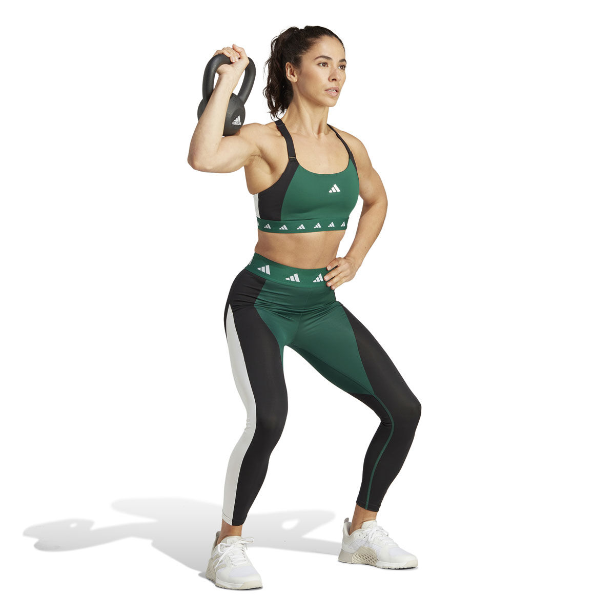 Green sale sports tights