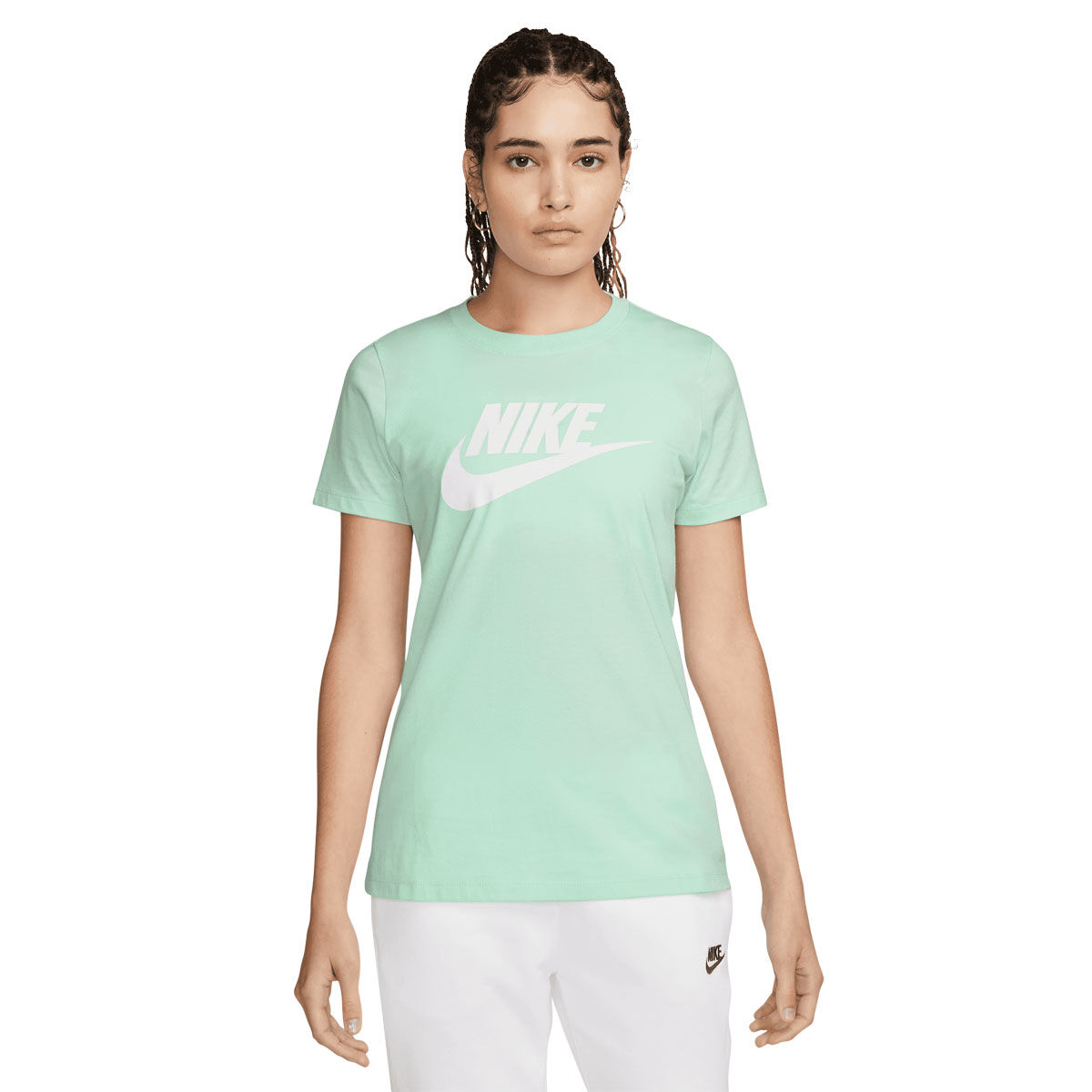 Nike Sportswear Essential Futura White Crop T-Shirt