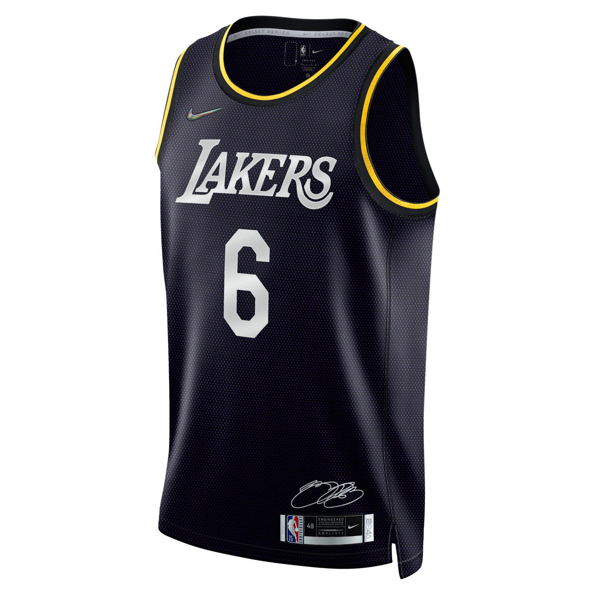 Los Angeles Lakers LeBron James 2022 Mens MVP Jersey Black XXL