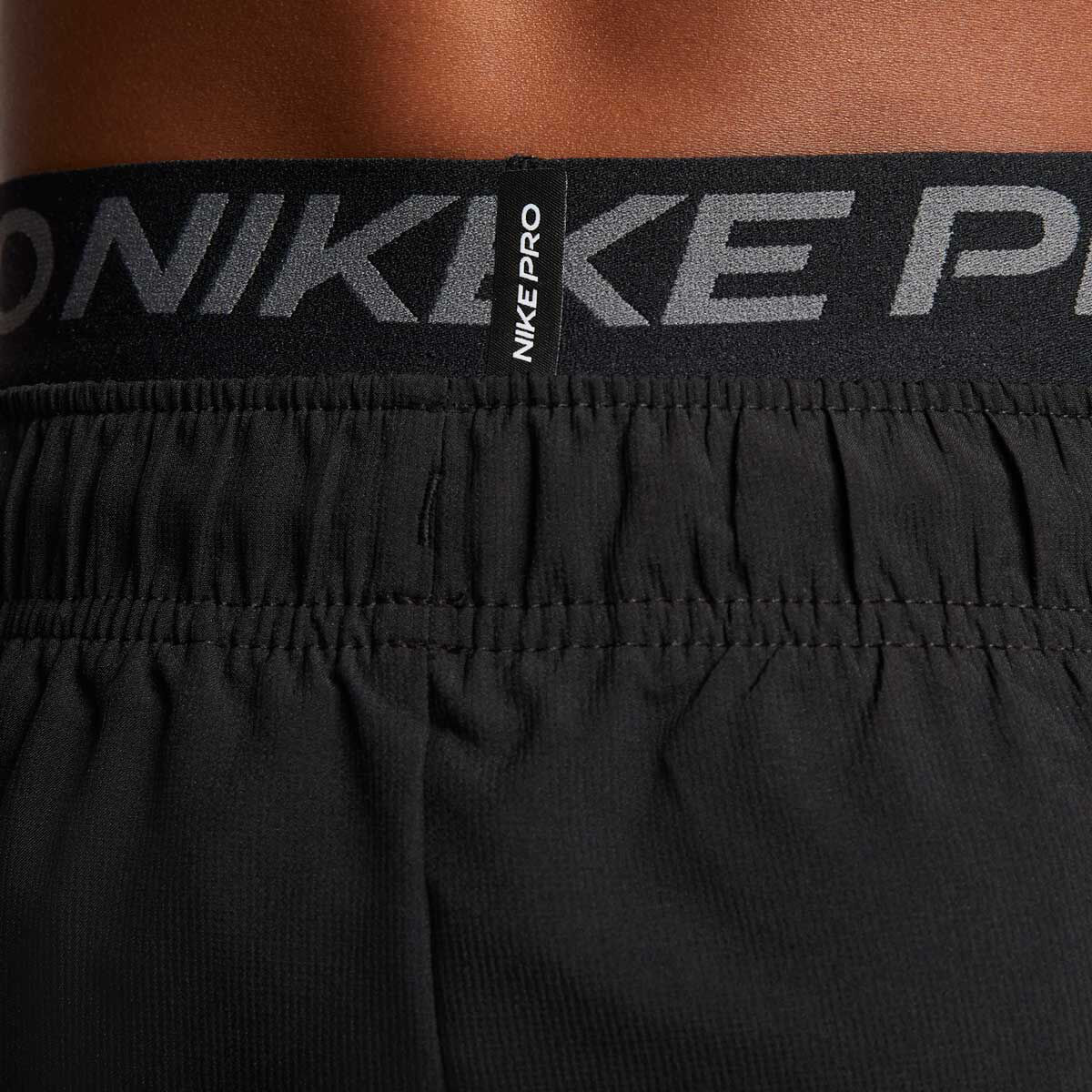 Nike Pro Boys Shorts Black / White XL | Rebel Sport