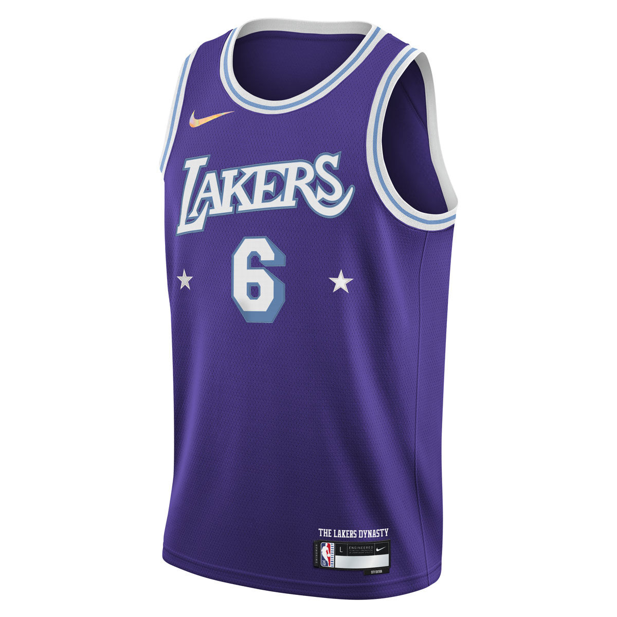 Youth Fanatics Branded LeBron James Gold/Purple Los Angeles Lakers Replica  Jersey 