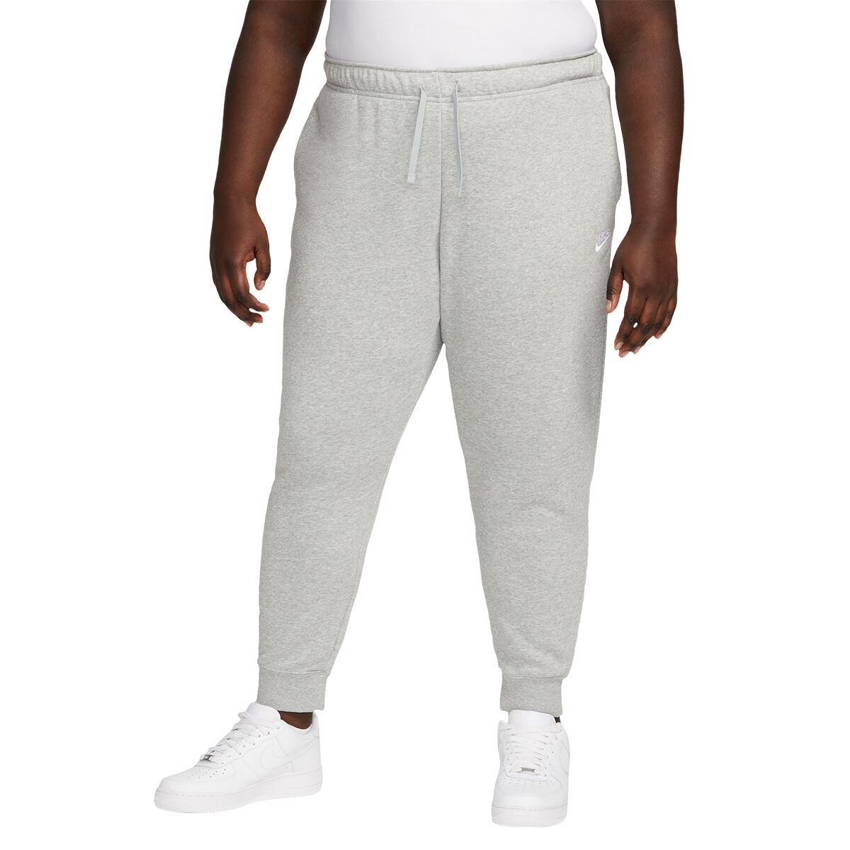 Nike Womens Sportswear Club Fleece Jogger Pants (Plus Size) Grey 3XL