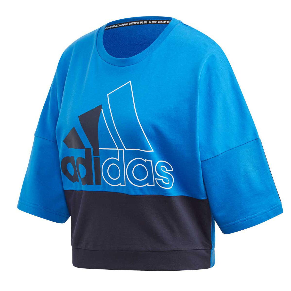 colour block adidas sweatshirt