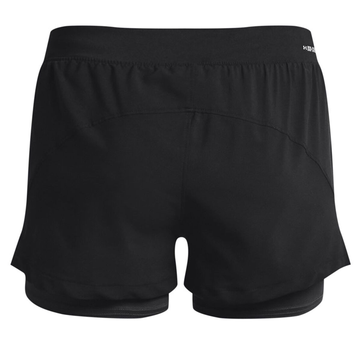 Under Armour Womens Iso-Chill 2 In 1 Shorts Black XS