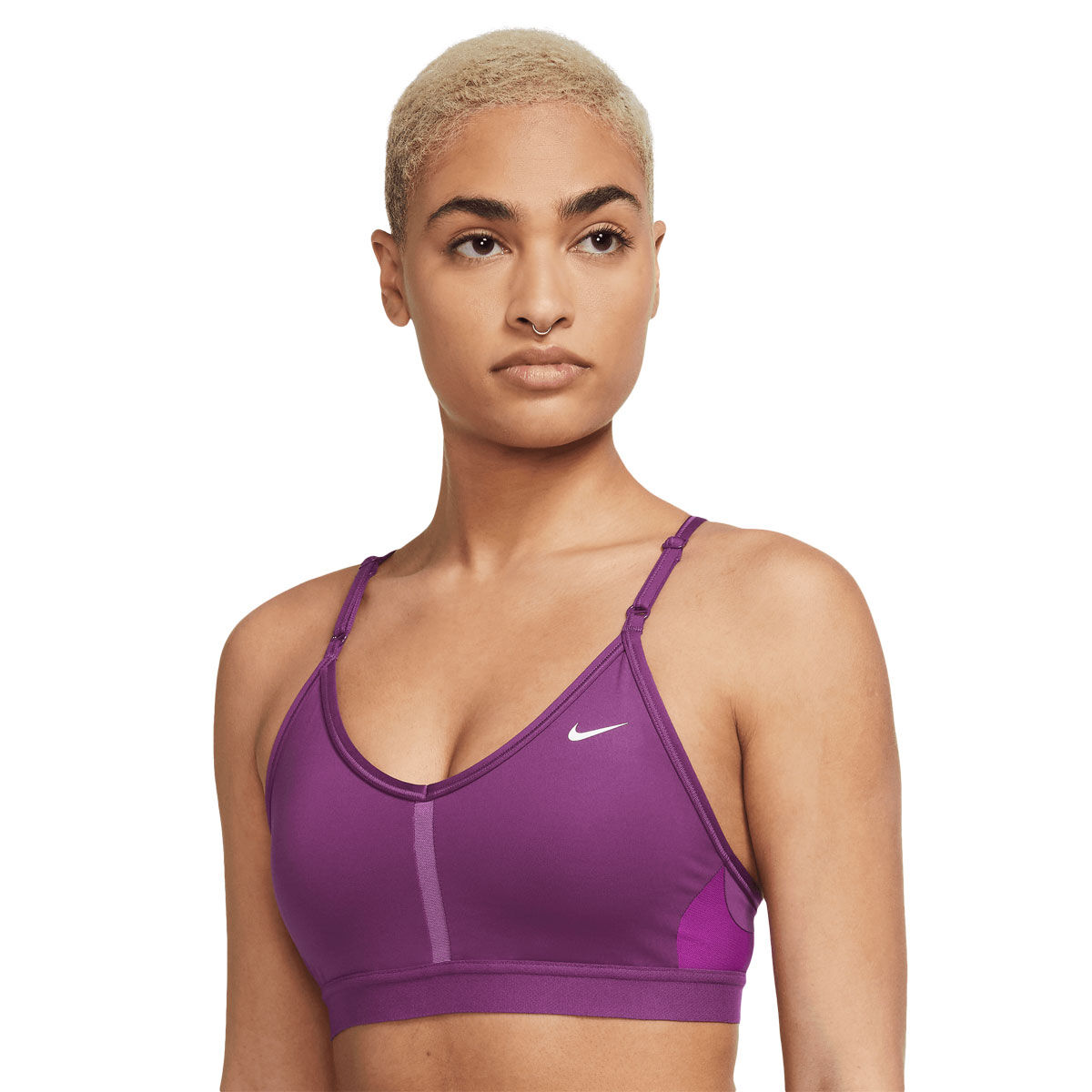 Nike Older Girls Dry-Fit Bra - Purple