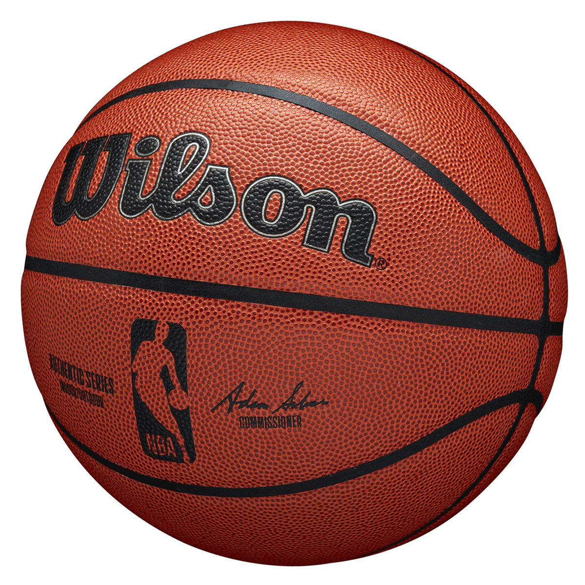 Wilson NBA Authentic Series Indoor/Outdoor Basketball Brown 7 | Rebel Sport