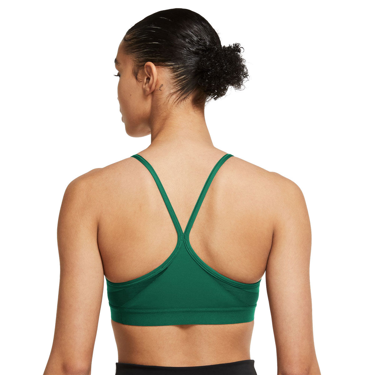 Puma Training Evolve medium support sports bra in light green