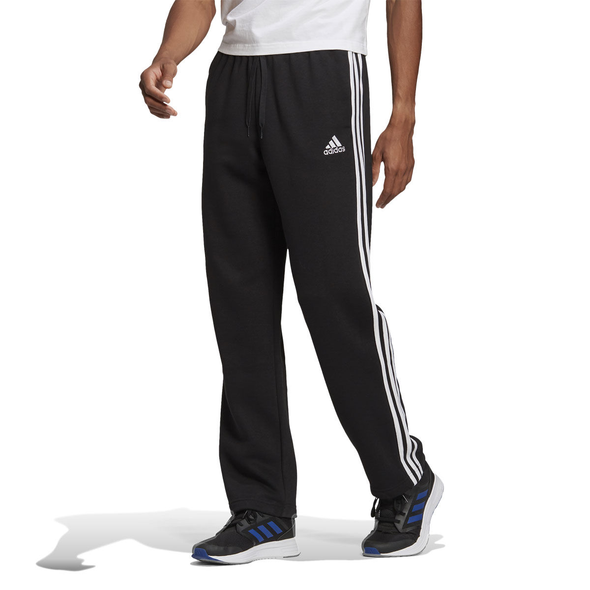 adidas Essentials Fleece 3-Stripes Shorts - Red | Men's Training | adidas US