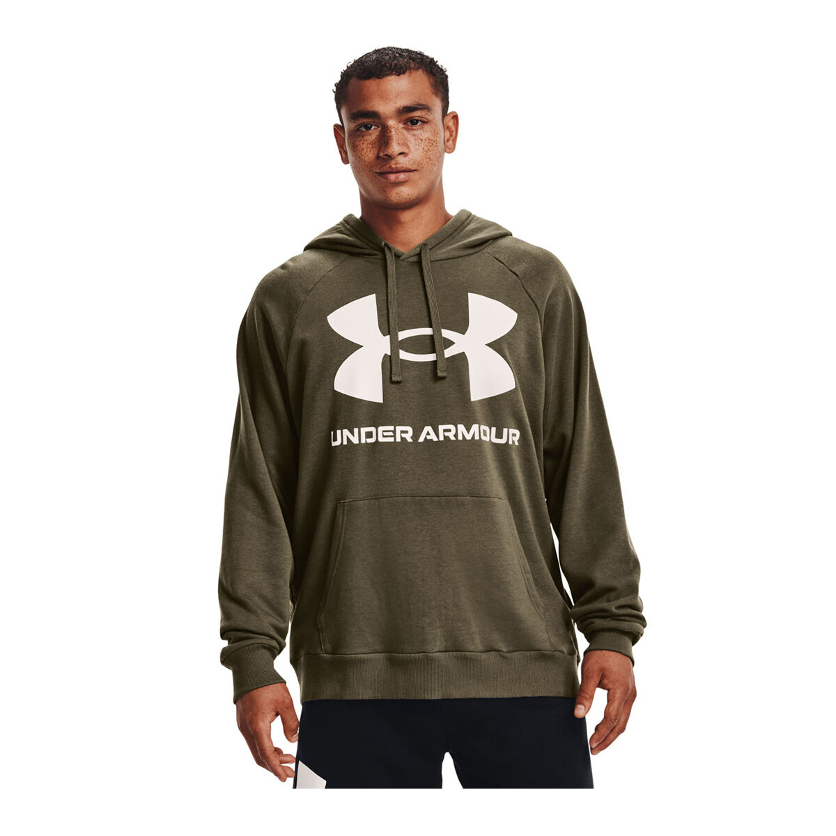 men's under armour big logo hoodie