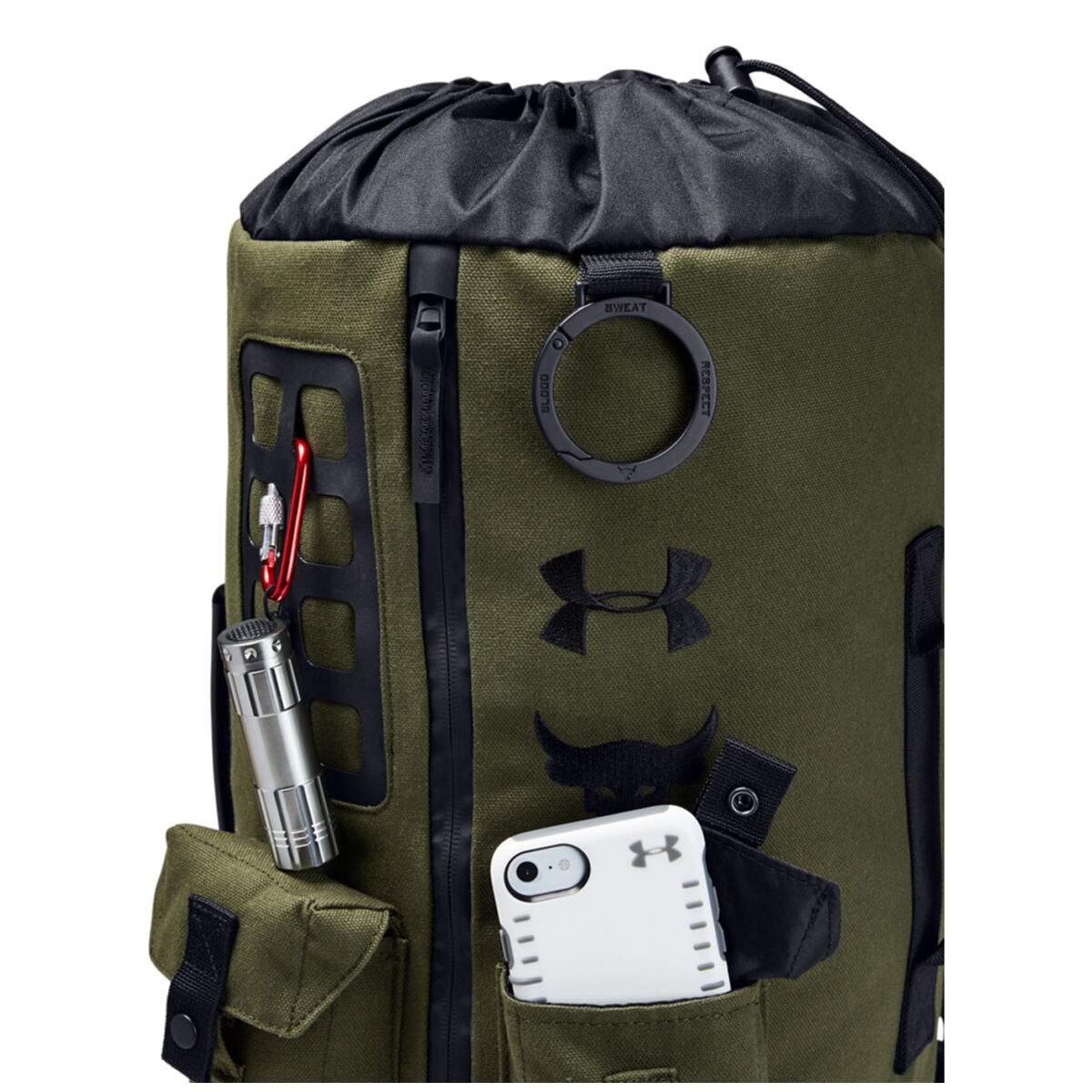 project rock under armour duffle bag