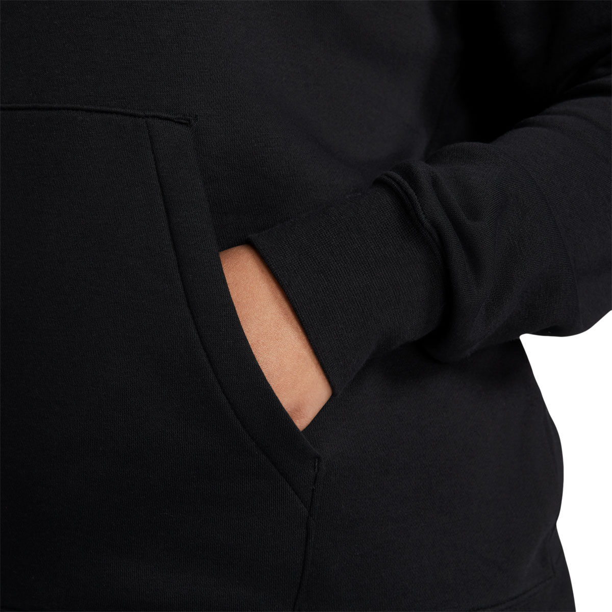 Nike Womens Sportswear Essential Fleece Pullover Hoodie (Plus Size) Black 2X