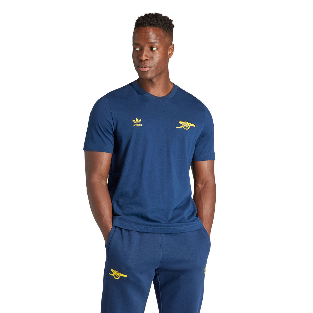 adidas Arsenal FC Icon Woven Tracksuit Pants 2022/23 - Navy Blue