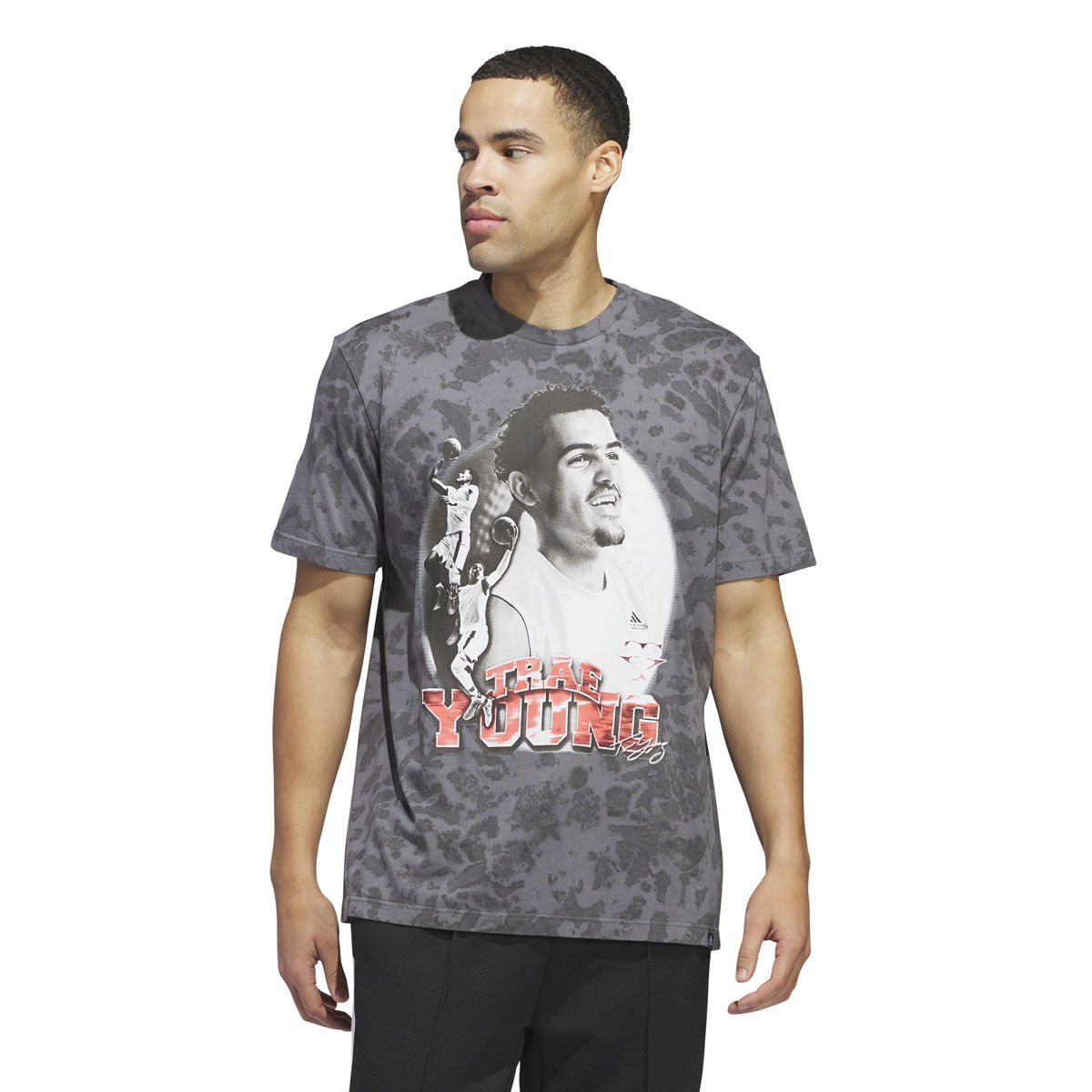 adidas Mens Trae Young Graphic Tee | Rebel Sport