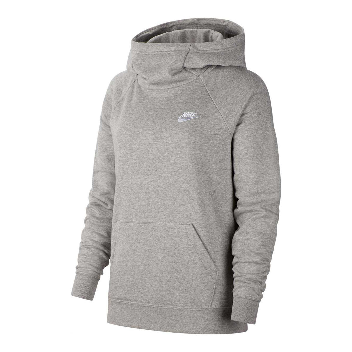 grey nike turtleneck hoodie