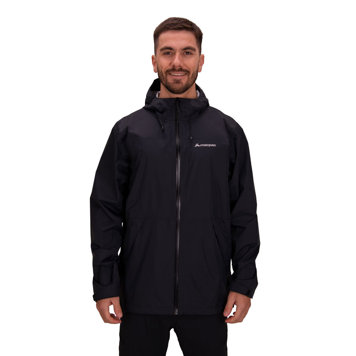 Macpac Mens Mistral Rain Jacket Black S | Rebel Sport