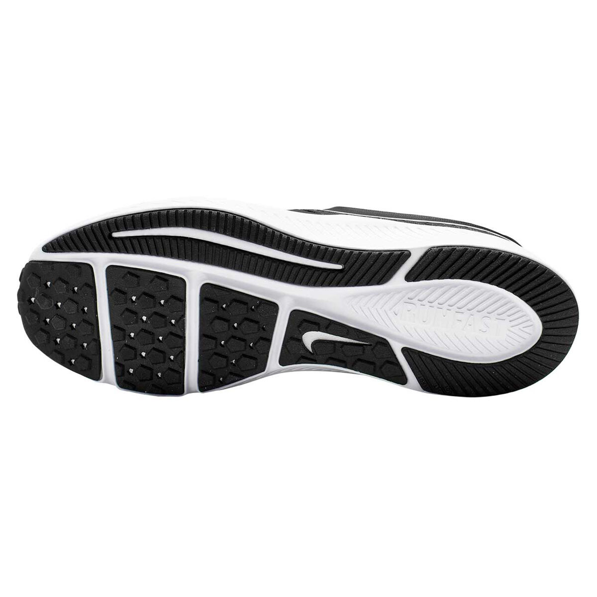 Nike Star Runner 2 Kids Running Shoes Black / White US 7 | Rebel Sport