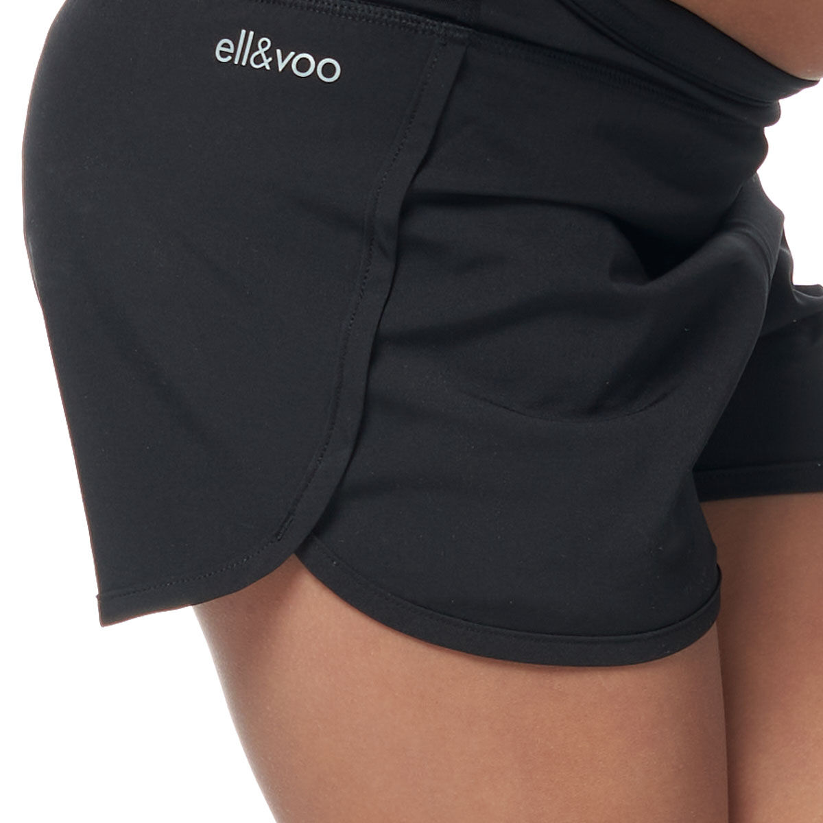Ell & Voo Junior Girls Essentials 2 in 1 Shorts Black 4