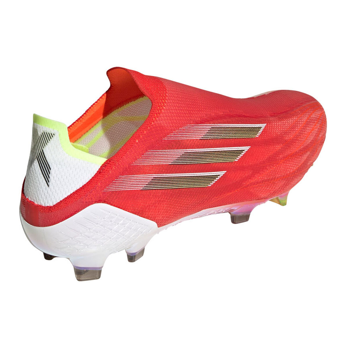 red and white adidas boots