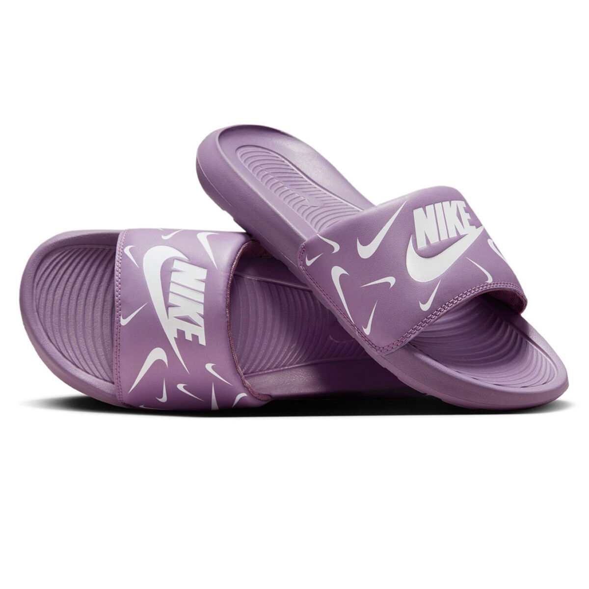 Nike slides with arch clearance support