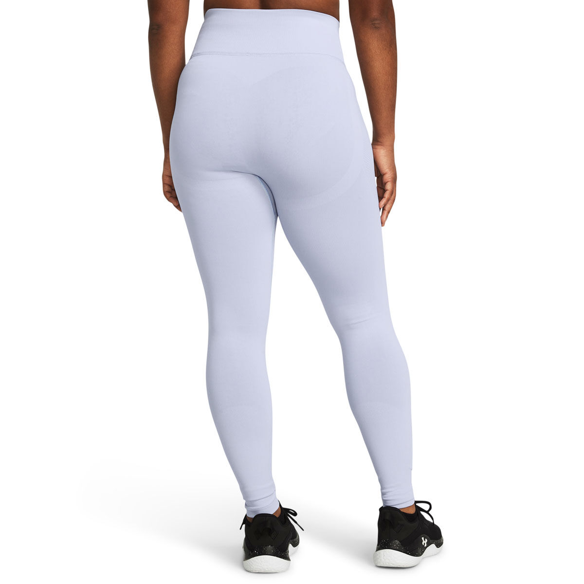 Under Armour Womens Train Seamless Full Length Tights, Blue, rebel_hi-res