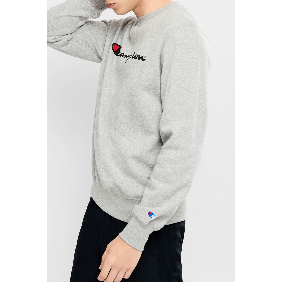 Gray champion sale crew neck