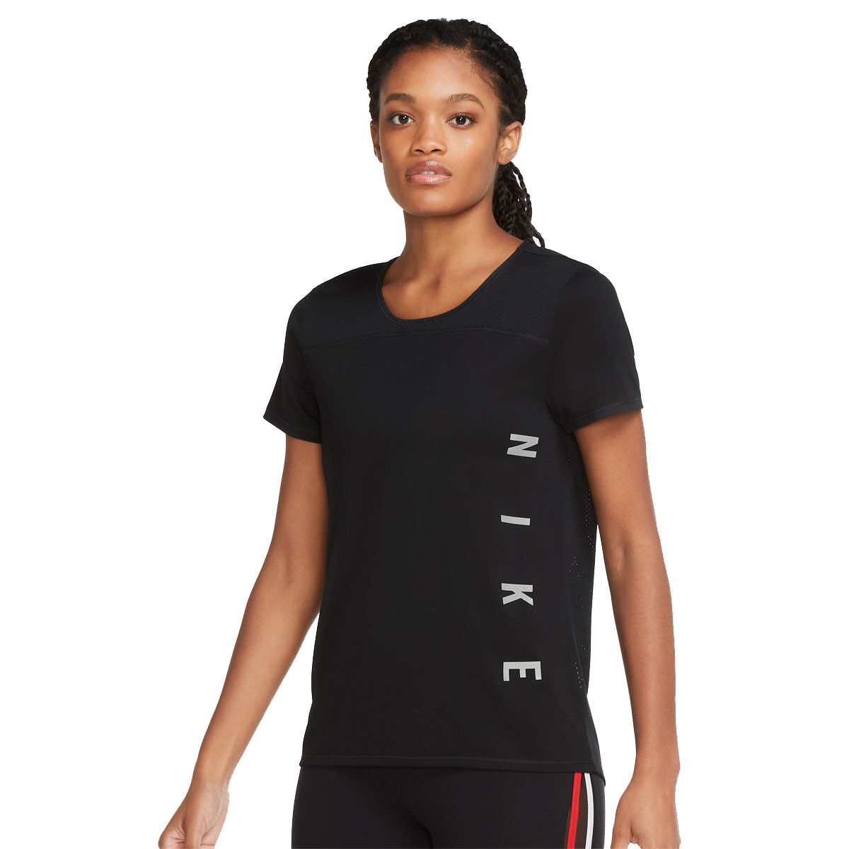 nike womens miler running tee