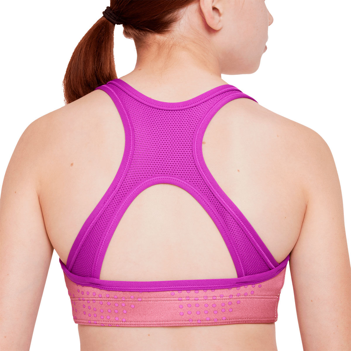 Women’s Nike Dri-Fit Pink Purple Pull Over Athletic Sports Bra Size 40E