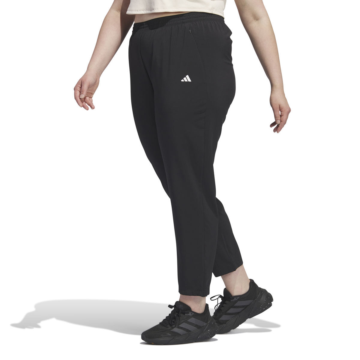 Adidas Women Aero-ready Train Pants Run Black Yoga Training Casual