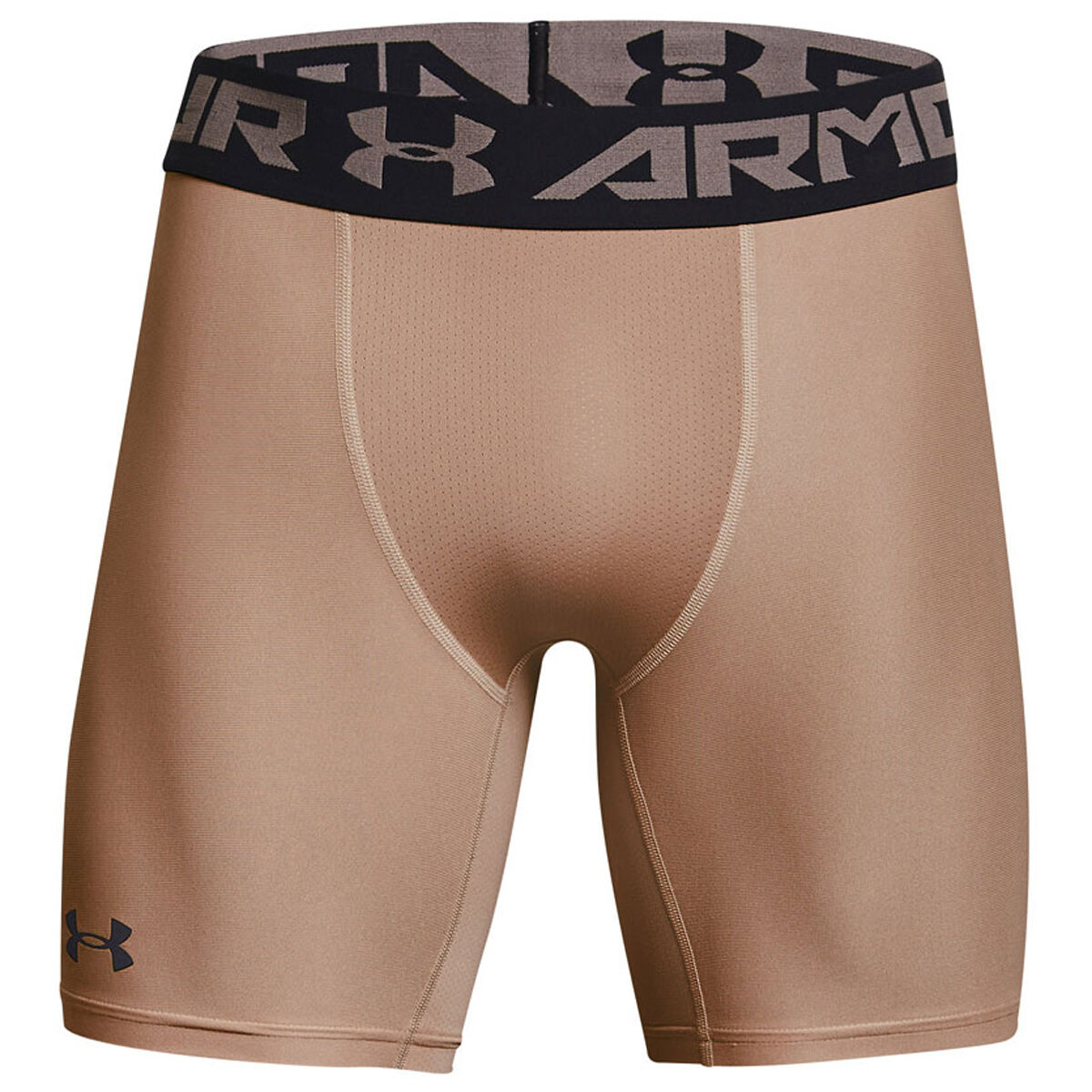 Under Armour HeatGear Armour Compression Shorts, Carbon Heather at John  Lewis & Partners