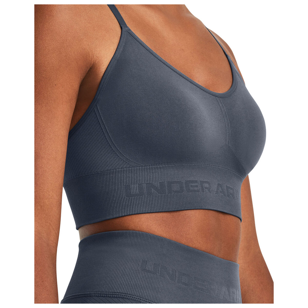 Under Armour Womens Seamless Low Impact Long Bra : : Clothing,  Shoes & Accessories