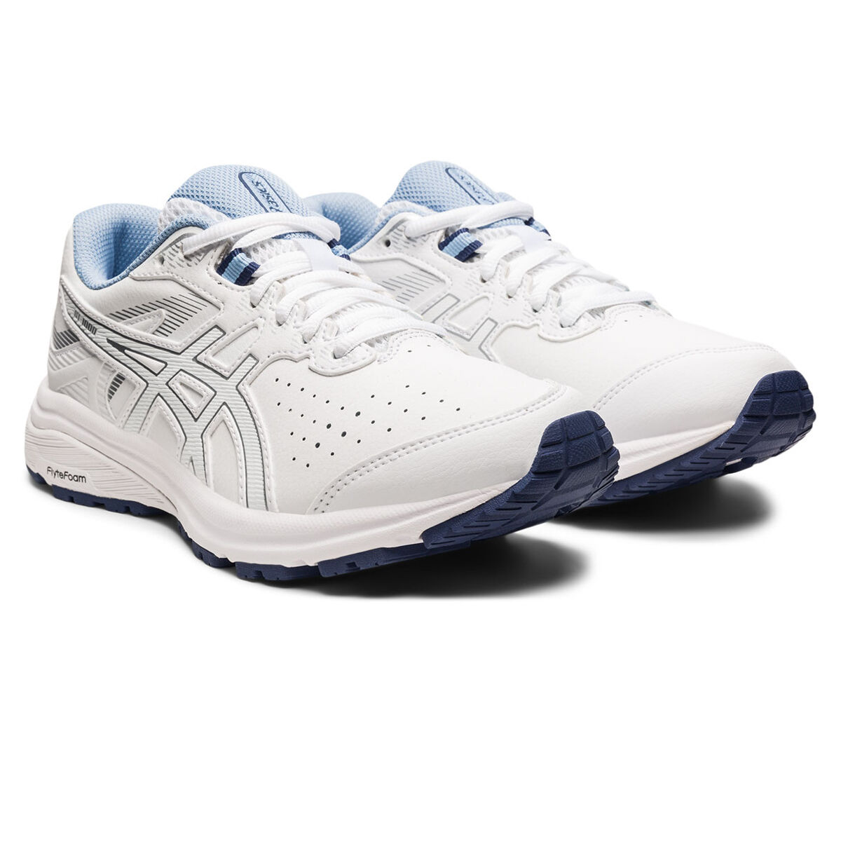 asics leather shoes womens