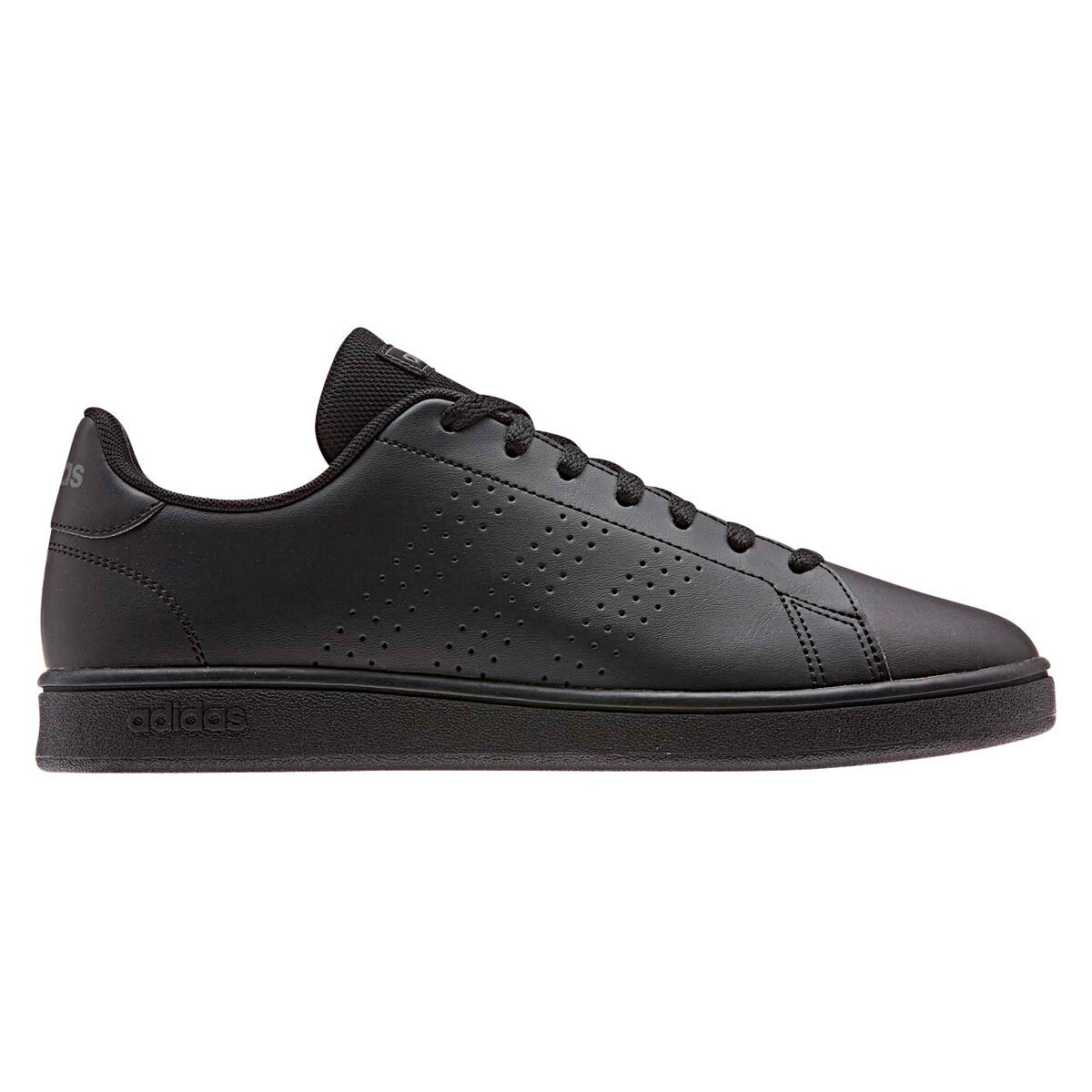 mens black leather adidas shoes