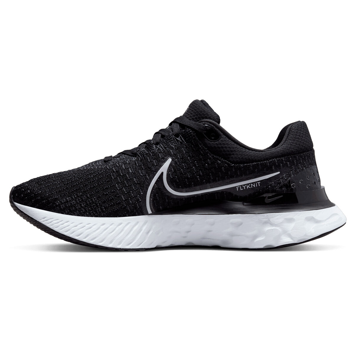 Nike React Infinity Run Flyknit 3 Mens Running Shoes Black/White US 8 ...