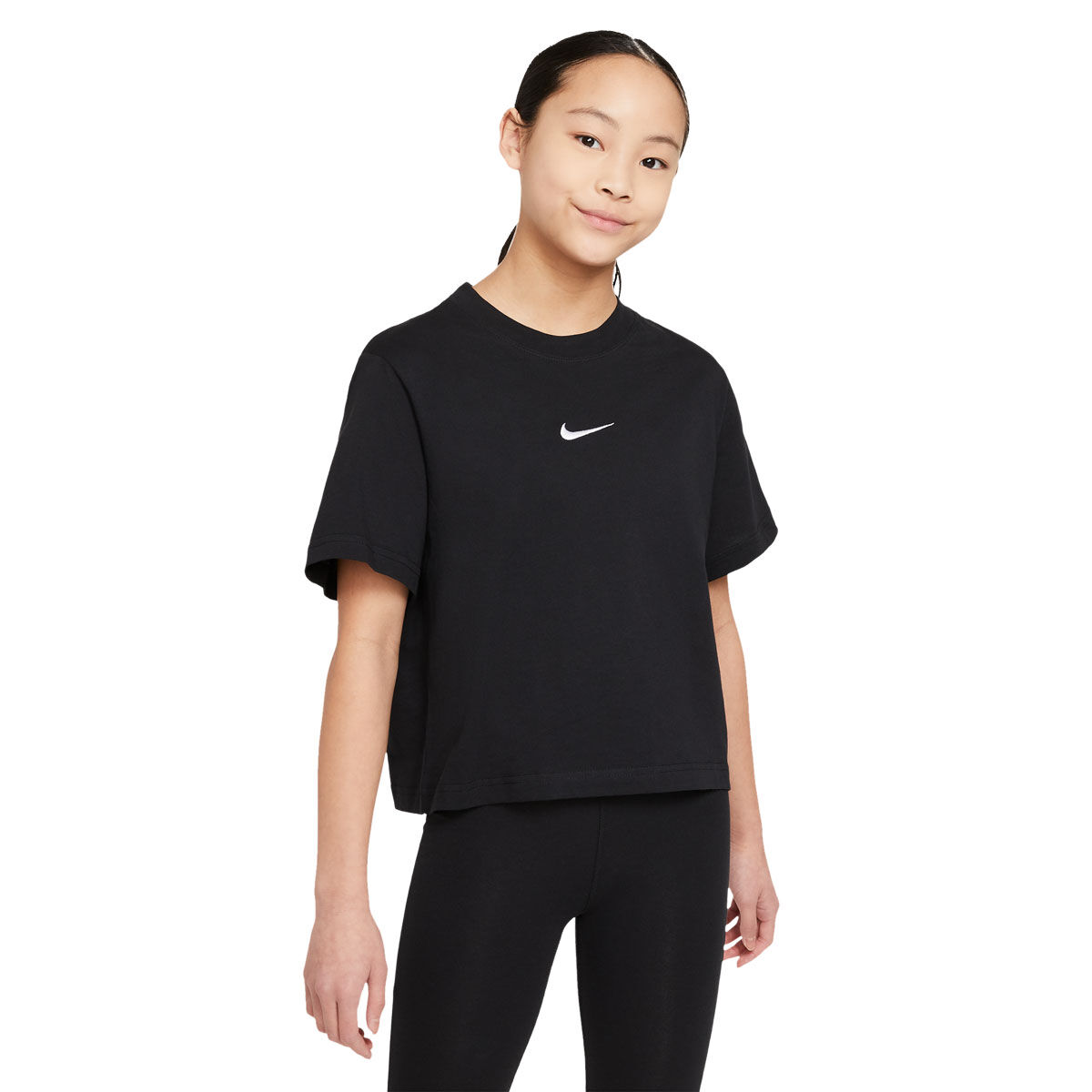 Nike Girls Sportswear Essential Boxy Tee | Rebel Sport
