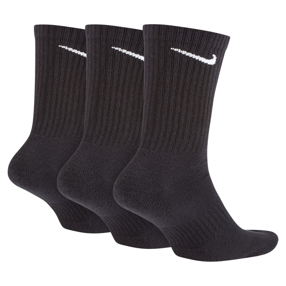 Men's Compression Mid-Crew Socks, 3-Pairs