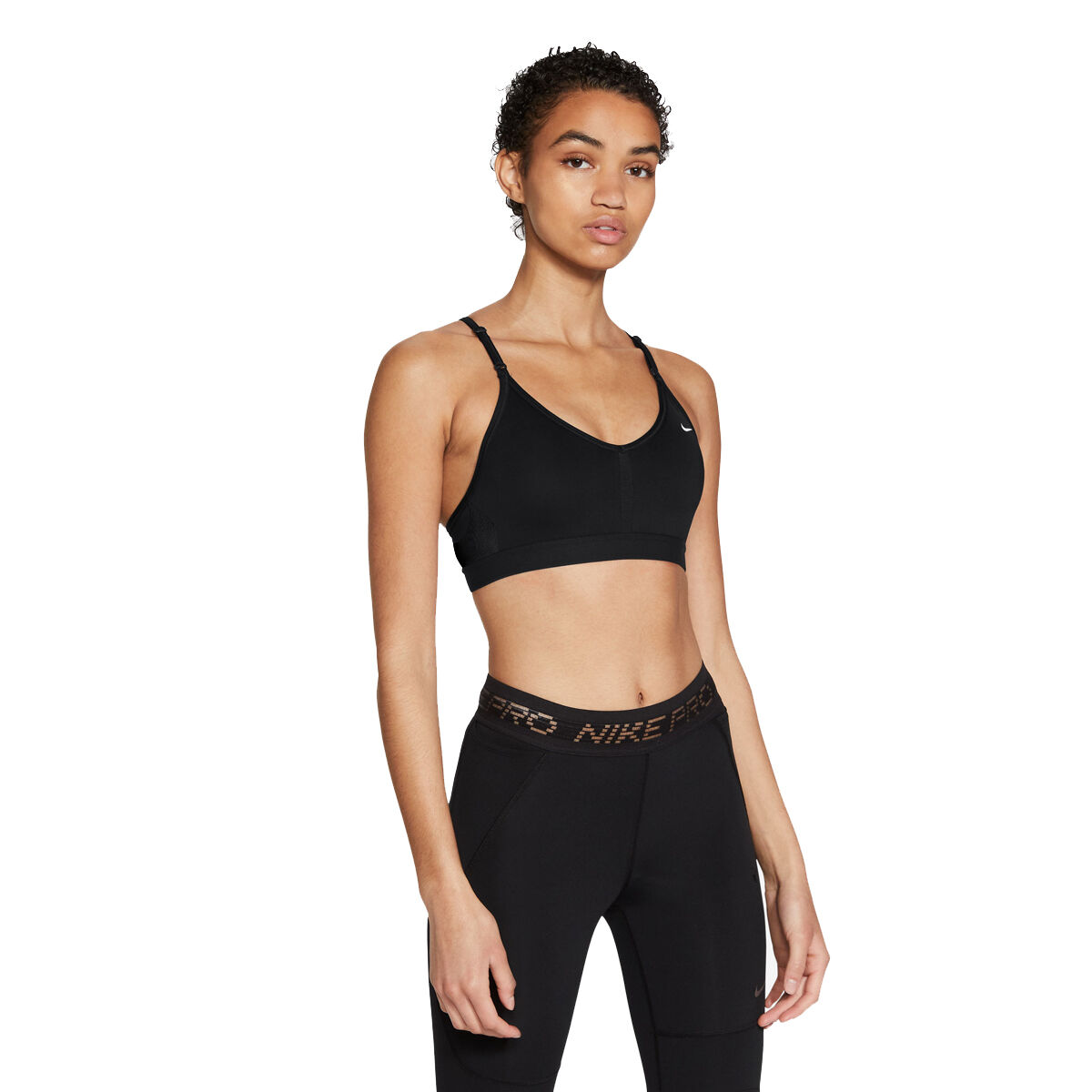 Nike indy sports bra clearance black