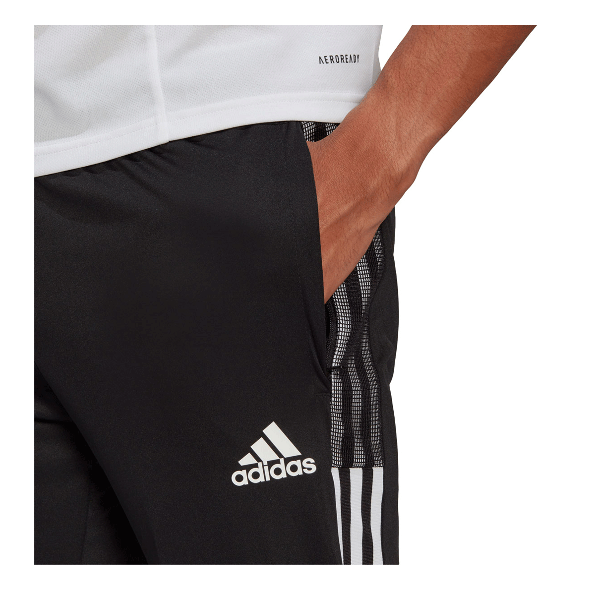 Nike Dri-Fit Junior Academy 23 3/4 Length Knitted Pants - Obsidian/White -  Junior Football Teamwear | Pro:Direct Soccer