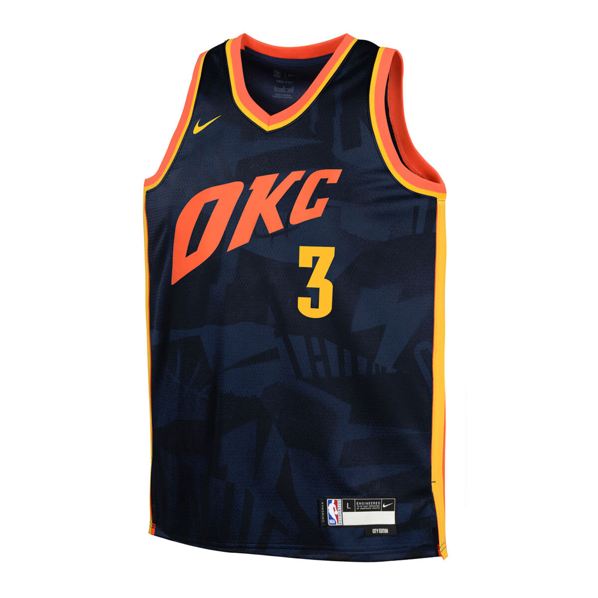 Nike Oklahoma City Thunder Josh Giddey 2023/24 City Edition Kids ...