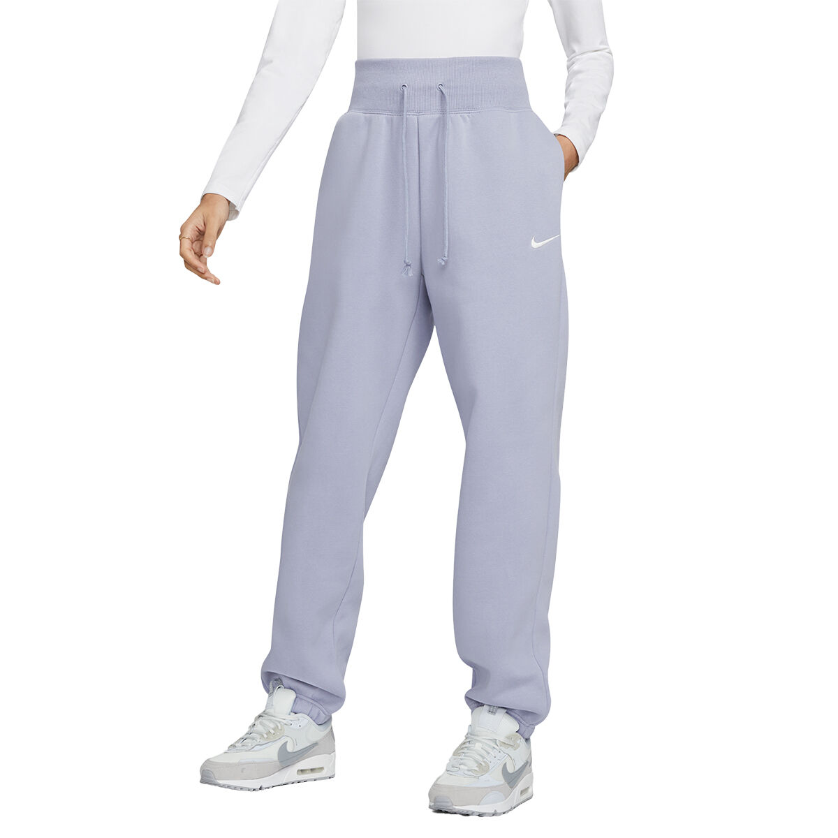 Nike Women's Sportswear Phoenix Fleece High-Waisted Joggers Grey